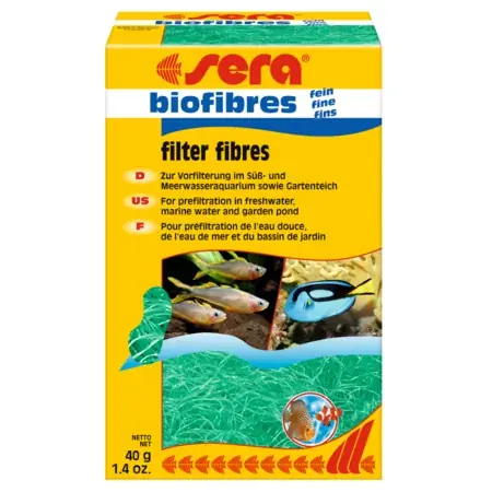 Snabb frakt Sera Biofibres Filter Medium Fine 40gr