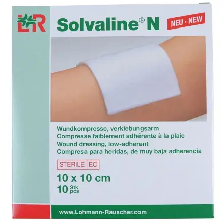 Kompress Solvaline 10x10cm 10-pack Beställ nu