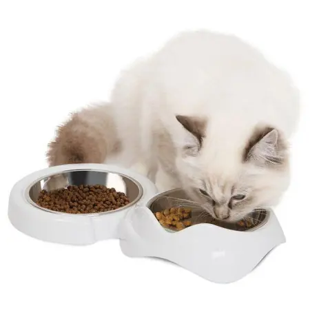 CatIt Pixi kattmatskålar dubbel Premium