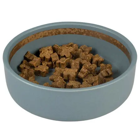 Kattmatskål stengods blå Endast idag