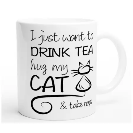 Begränsad tid Mugg Tea & Cat