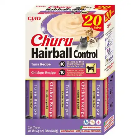 Bästa pris Churu Hairball Control blandad 20 st