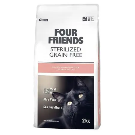 Snabb frakt FourFriends Sterilized Grainfree 2 kg