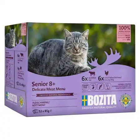 Bozita Feline SENIOR 12 x 85 gram Begränsad tid