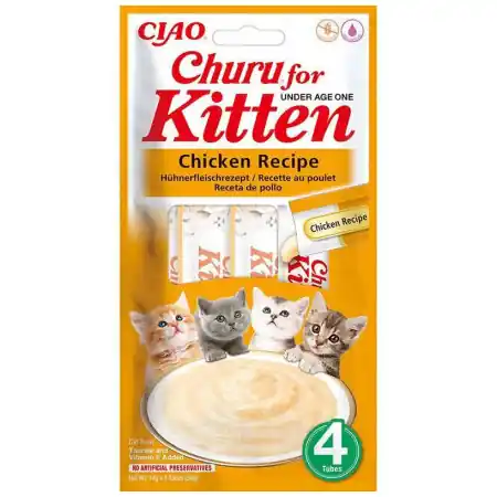 Beställ nu Kattgodis Churu Kitten Kyckling