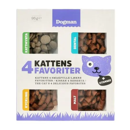 Begränsad tid Kattgodis Kattens fyra favoriter