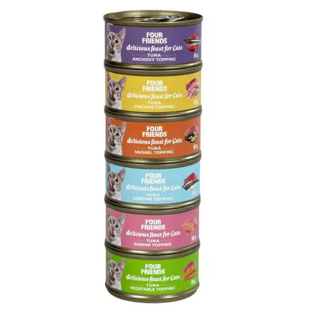 Four Friends mix 6 x 85g Snabb leverans