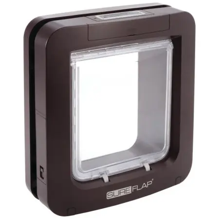 Premium Kattlucka Sureflap microchip XL brun