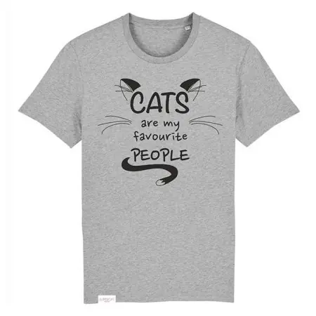 Supercat tshirt unisex Favourite Ljusgrå Expressleverans