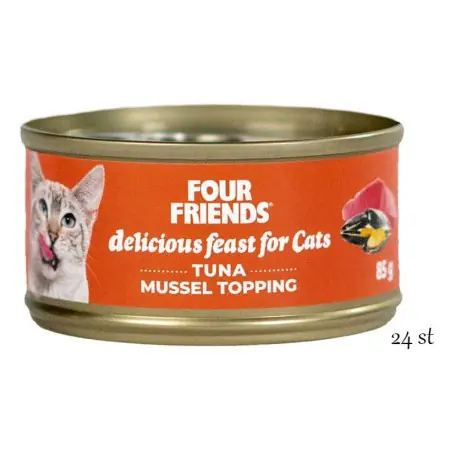 Sista chansen Four Friends Tuna & Mussel 24-pack