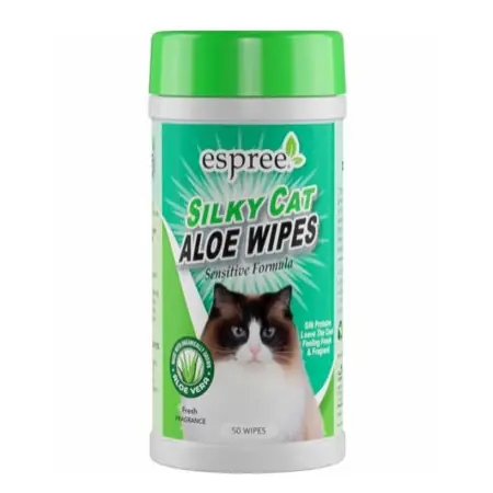 Beställ nu Espree Silky Cat Aloe Wipes