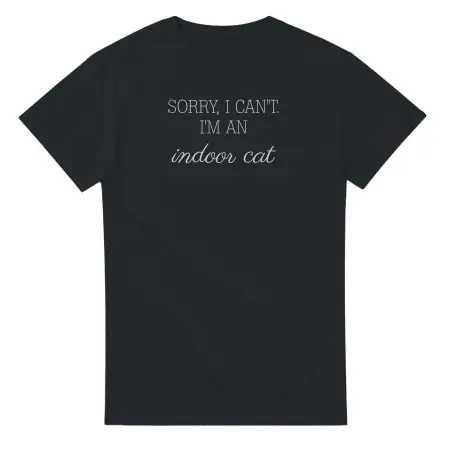 Supercat T shirt med tryck Indoor Cat - XL Lägg i varukorgen