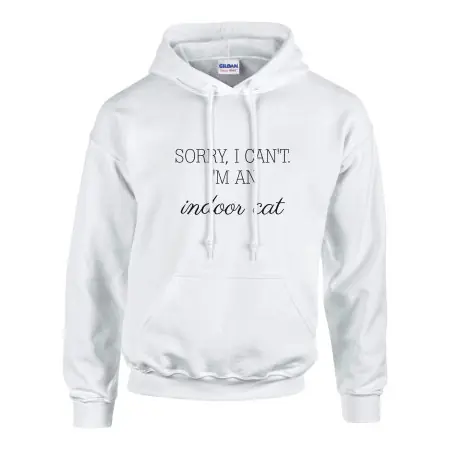 Supercat Hoodie Indoor cat Vit - XXL Utförsäljning