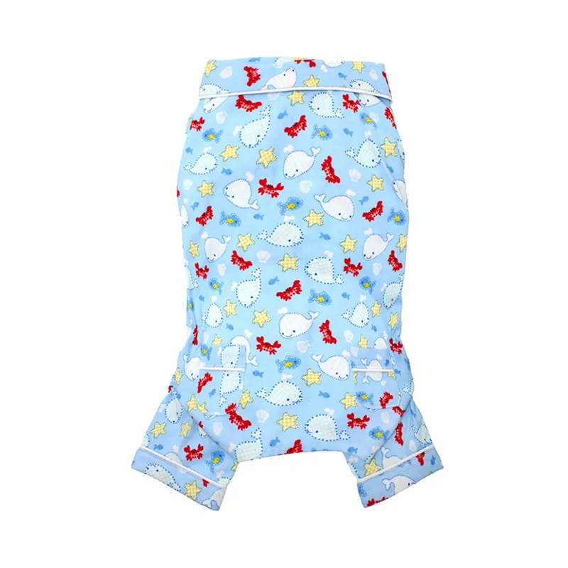 Expressleverans Urban Pup Bedtime Schlafanzug Blue Ocean / Größe 15