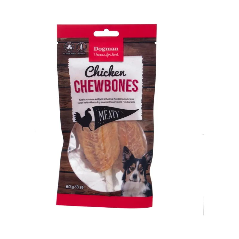 Dogman Chicken Chewbones 3-pakkaus Köp nu