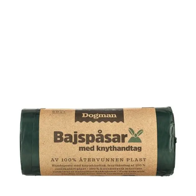 Säker betalning Dogman 60-pack Bajspåsar