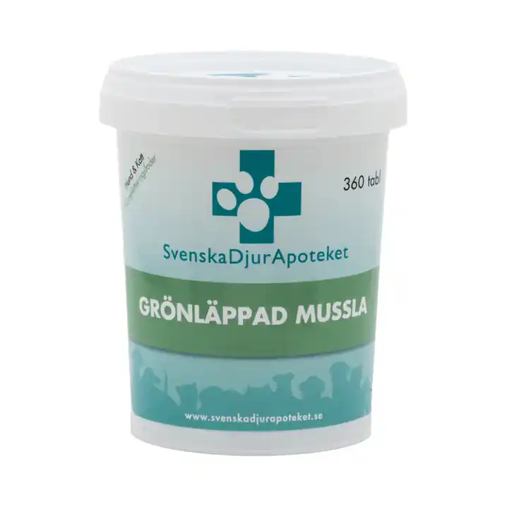 Svenska Djurapoteket Grönläppad Mussla 120 Tabletten Snabb leverans