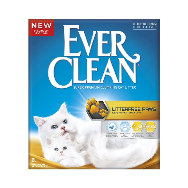 Billig Ever Clean Litterfree Paws 6 L
