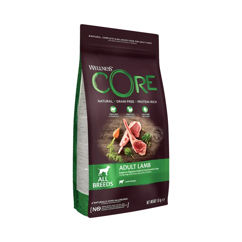 CORE Dog Adult All Breed Lamb 1.8 kg Kampanjpris