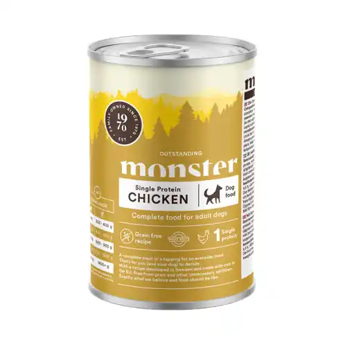 Utförsäljning Monster Dog Adult Single Protein Chicken 400 g