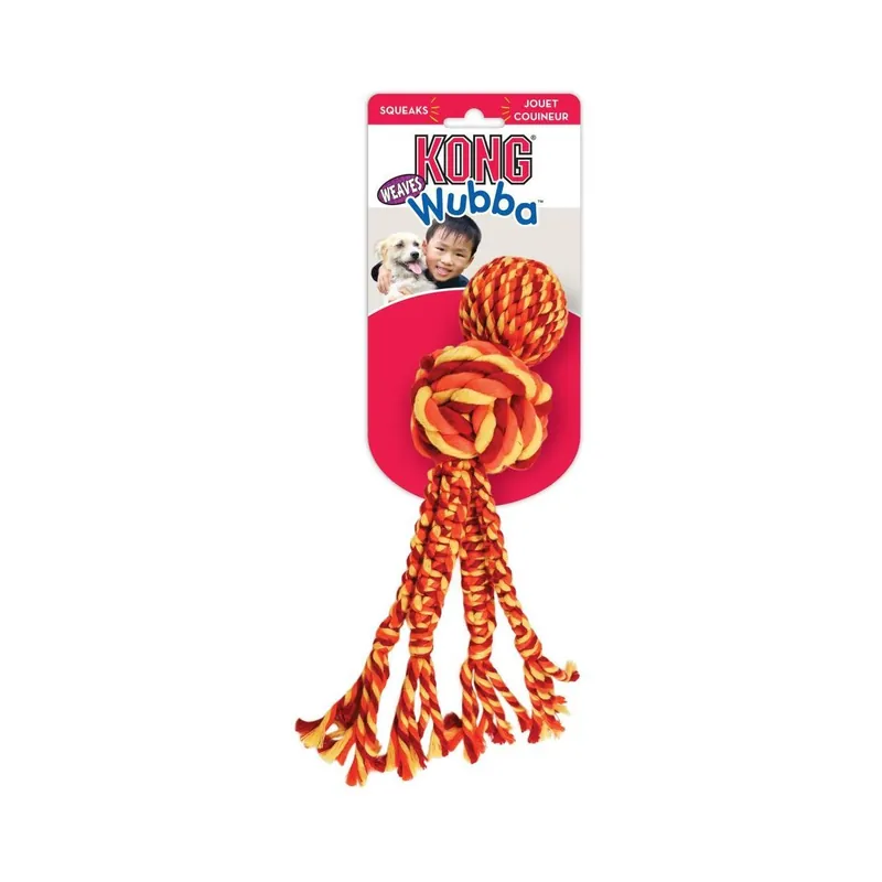KONG Wubba Weaves Rope S (26 cm) Endast denna vecka