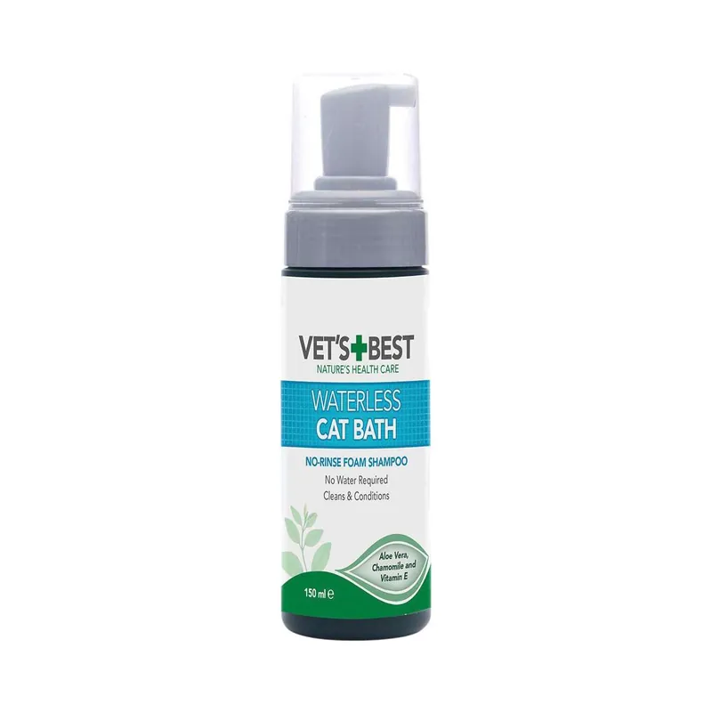 Extra rabatt Vet's Best Trockenshampoo Für Katzen 150 ml