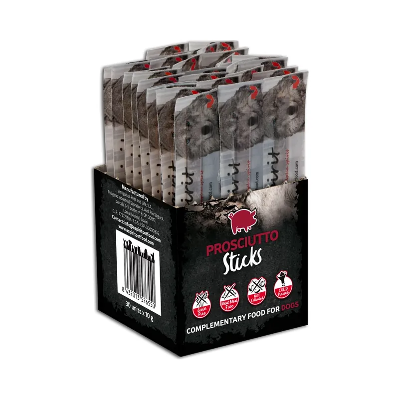 Alpha Spirit Sticks Großpackung Prosciutto 30er-Pack Snabb frakt