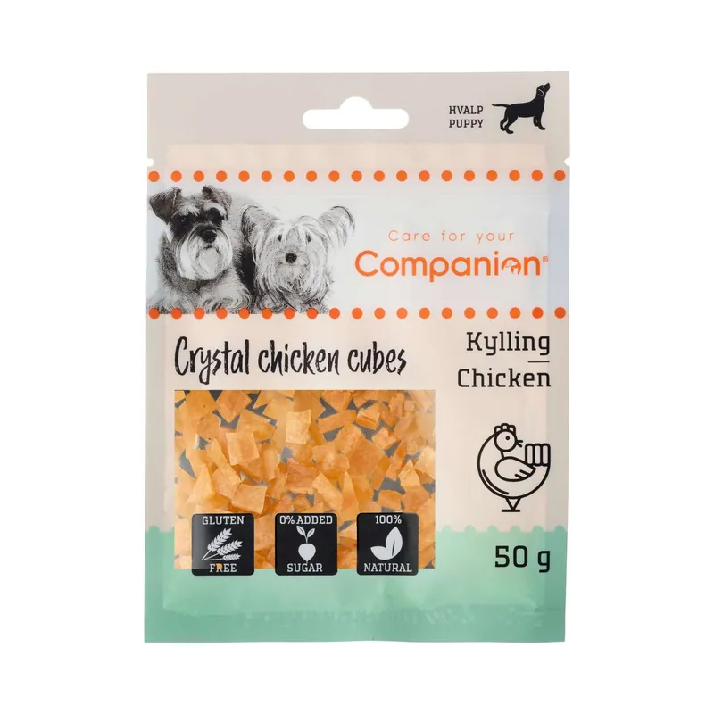 Endast idag Companion Puppy Mini Chicken Cubes 50 g