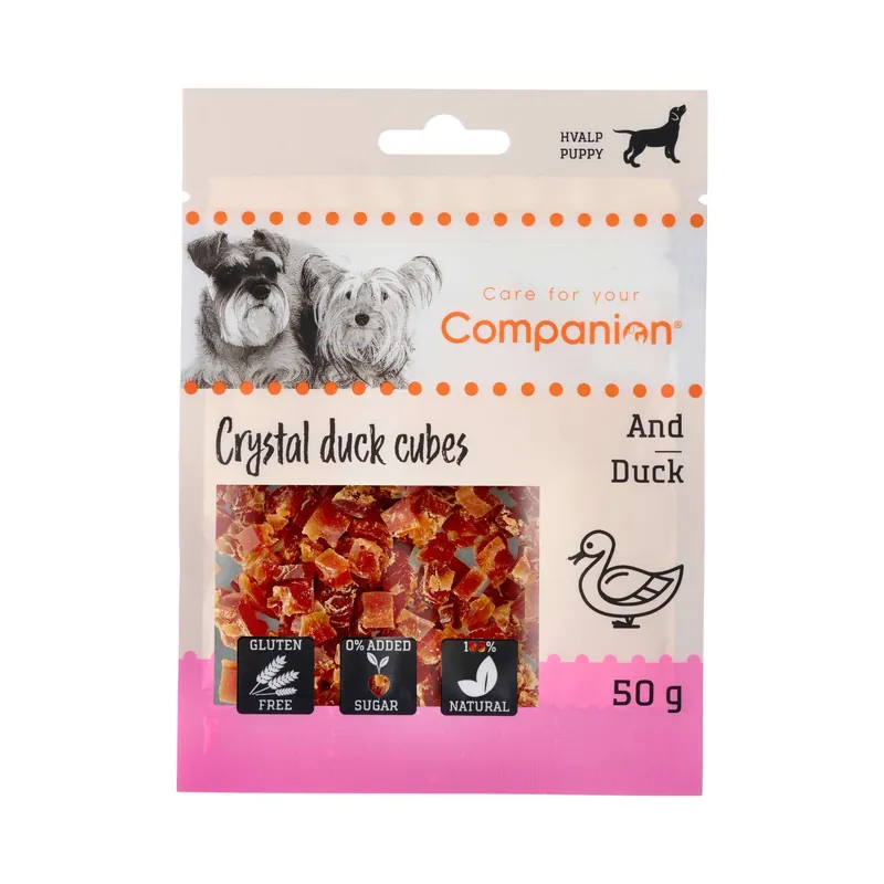Nedsatt pris Companion Puppy Mini Duck Cubes 50 g