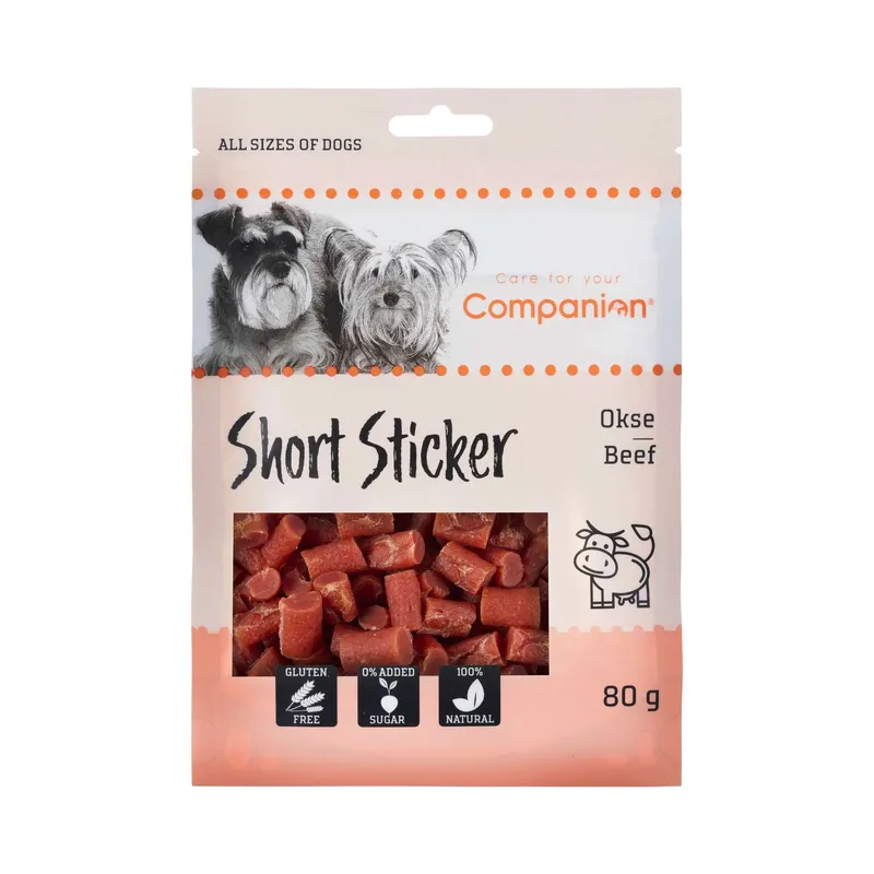 Companion Short Beef Sticker 80 g I lager