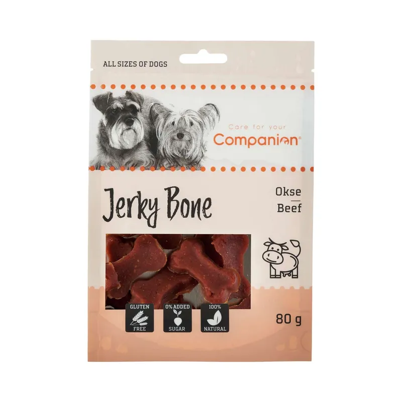 Companion Beef Jerky Bone 80 g Billig