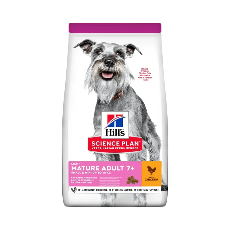 Sista chansen Hill's Pet Nutrition Hill's Dog Mature Adult 7+ Small & Mini Light Chicken 2.5 kg