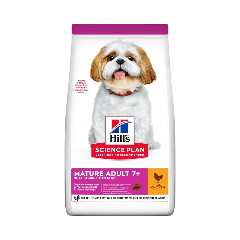 Sista chansen Hill's Pet Nutrition Hill's SCIENCE PLAN Small & Mini Mature Adult 7+ Hundefoder Med Kylling. 1.5 kg