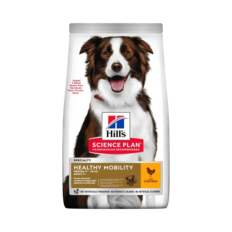 Hill's Pet Nutrition Hill's SCIENCE PLAN Healthy Mobility Medium Adult Hundfoder med Kyckling 2.5 kg Rabatter
