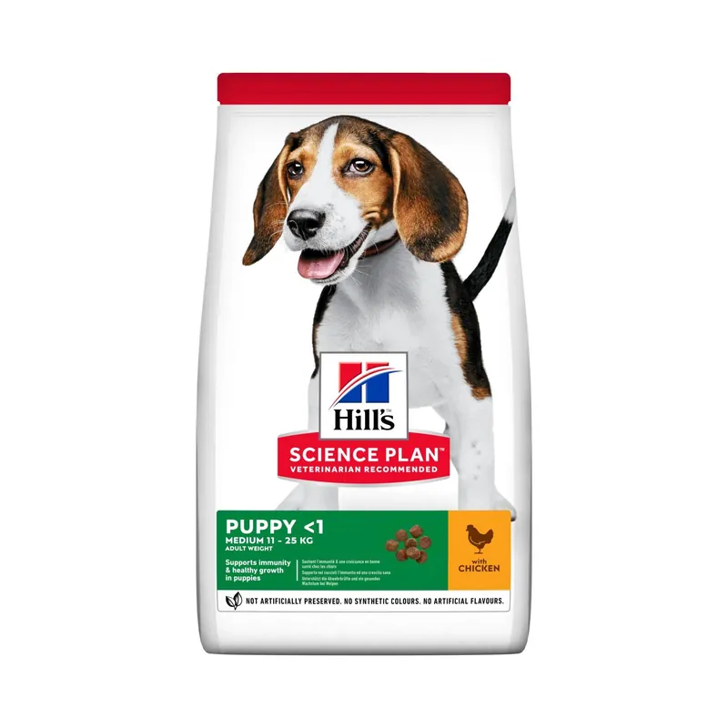 Rabatt Hill's Pet Nutrition Hill's SCIENCE PLAN Puppy Medium Puppy Feed with Chicken 2.5 kg