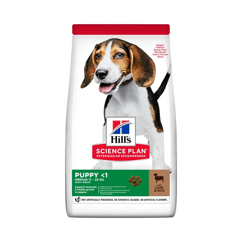 Hill's Pet Nutrition Hill's SCIENCE PLAN Medium Welpenfutter mit Lamm & Reis 2.5 kg Köp nu
