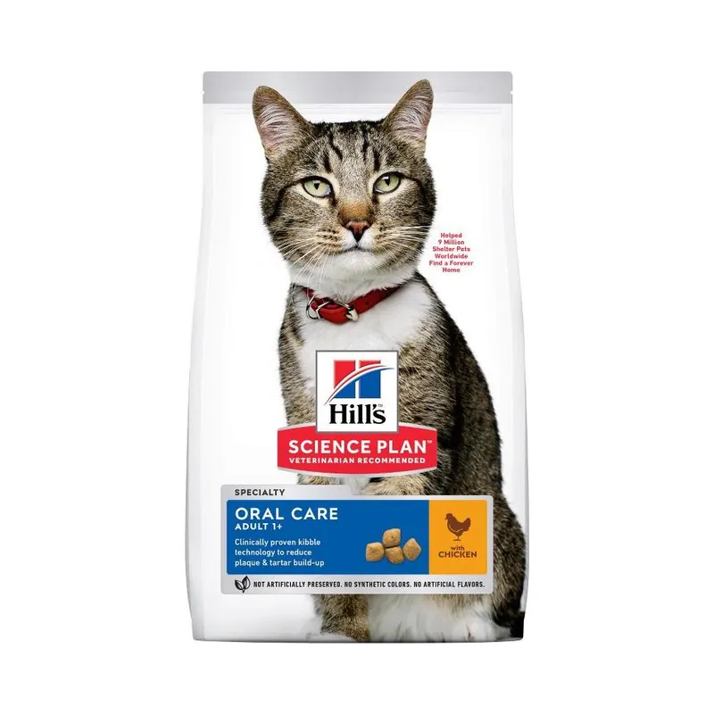 Hill's Pet Nutrition Hill's SCIENCE PLAN Oral Care Adult Dry Food For Cats 1.5 kg Rabatter