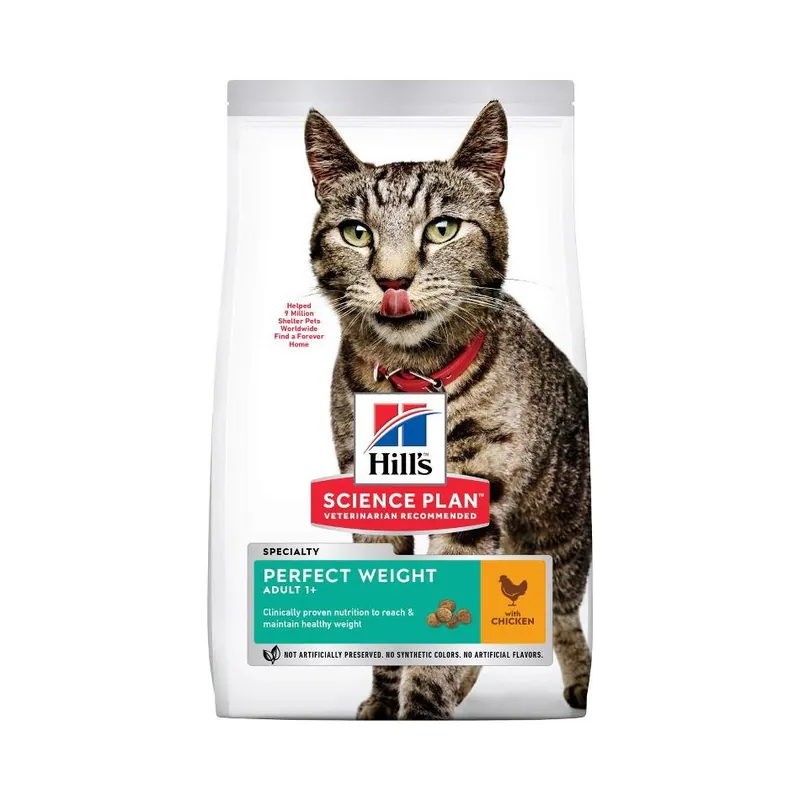 Hill's Pet Nutrition Hill's SCIENCE PLAN Perfect Weight Adult Katzenfutter mit Huhn 1.5 kg Billigare