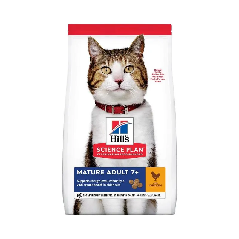Hill's Pet Nutrition Hill's SCIENCE PLAN Mature Adult Cat Food With Chicken 1.5 kg Begränsat antal