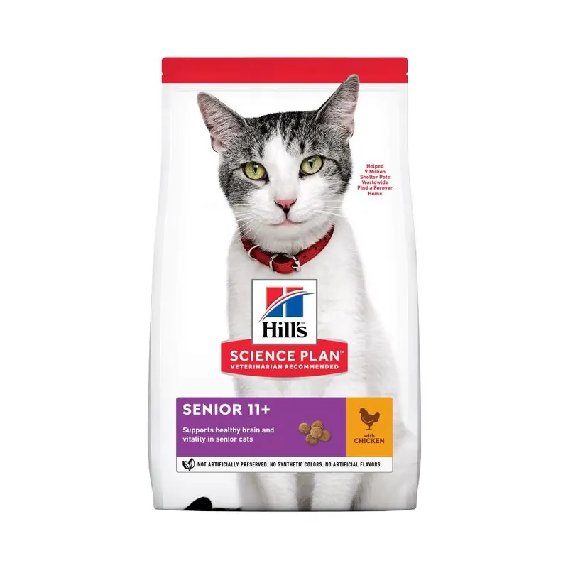 Nedsatt pris Hill's Pet Nutrition Hill's SCIENCE PLAN Senior 11+ Dry Food For Cats 1.5 kg