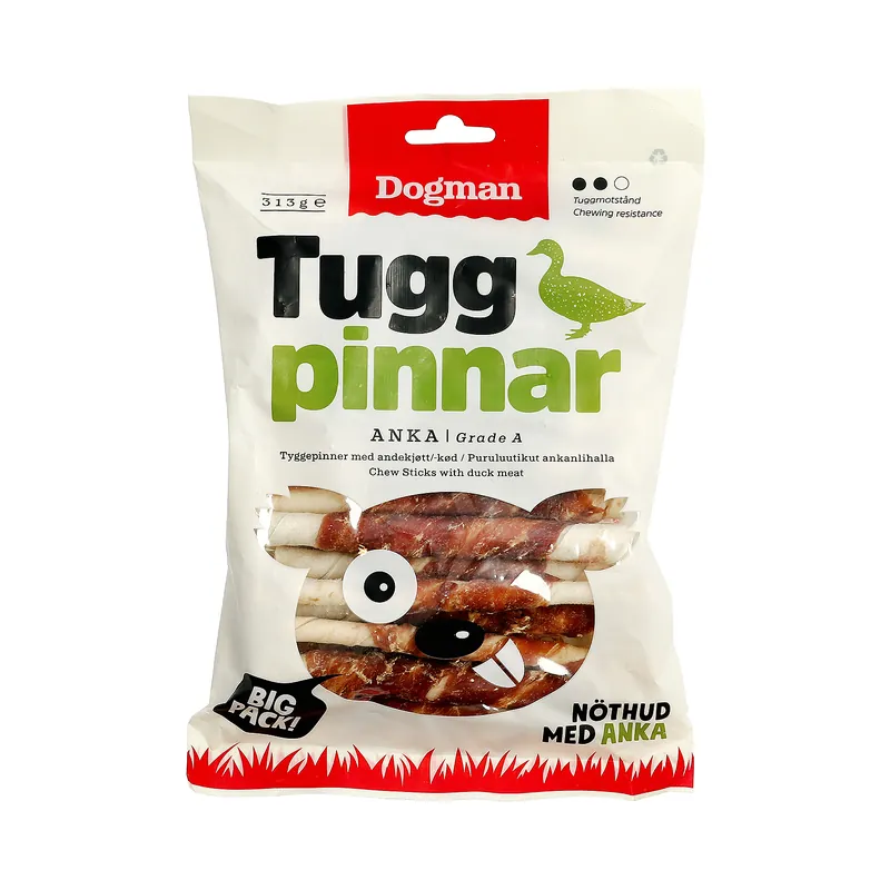 Dogman Tuggpinnar med Anka 25-pack Beställ nu