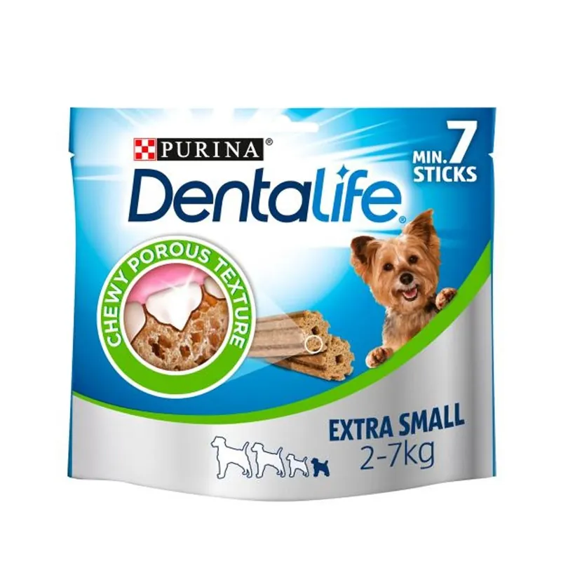 Erbjudande Purina DentaLife Kau-Sticks Extra Klein 7er-Pack