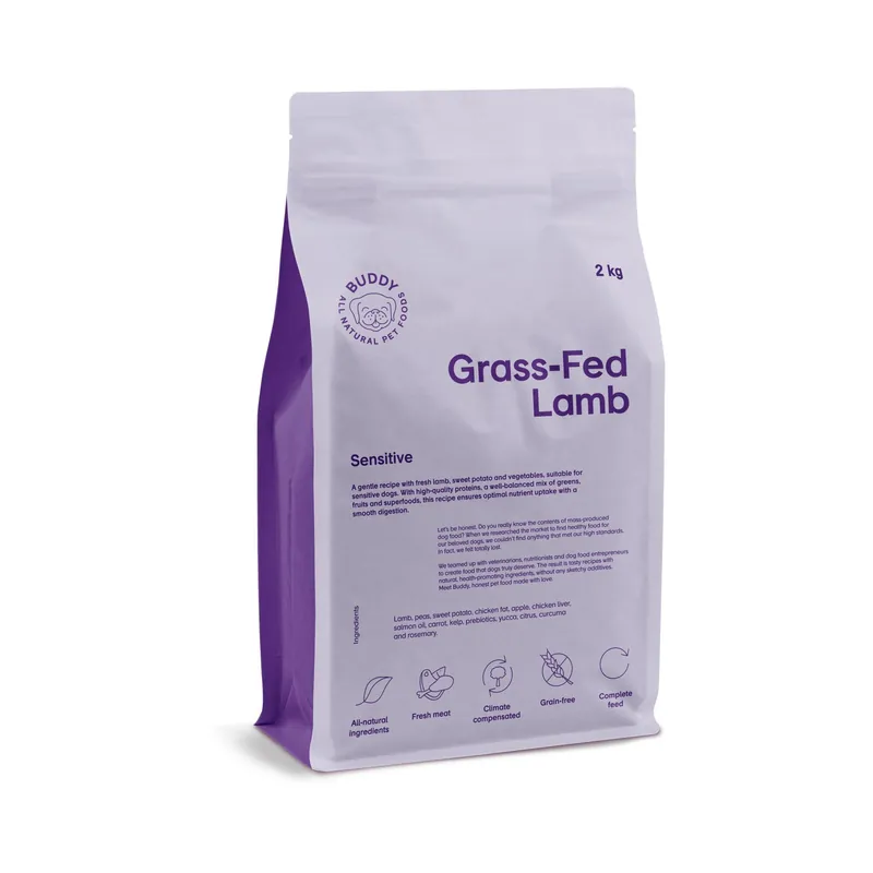 Kampanjpris Buddy Pet Foods Buddy Grass-Fed Lamb 2kg