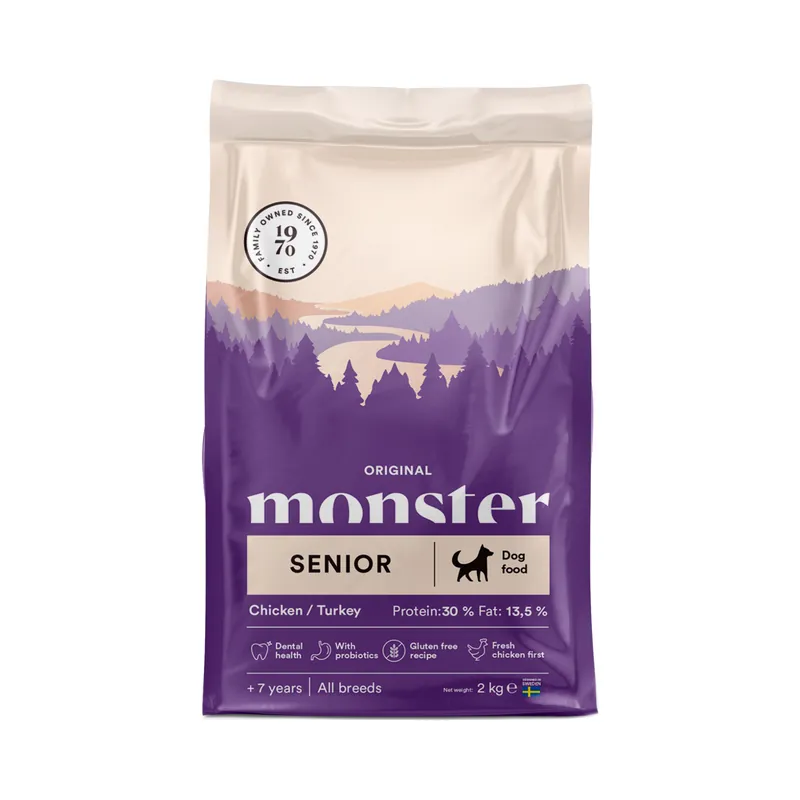 Monster Dog Original Senior Chicken & Turkey 2 kg Köp nu