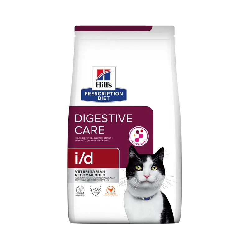 Rabatter Hill's PRESCRIPTION DIET I/d Trockenfutter Für Katzen Mit Huhn 1.5 kg