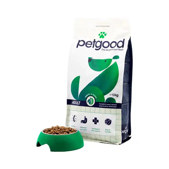Kundfavorit Petgood Insektsbaserat Helfoder för Vuxna Hundar 2 kg
