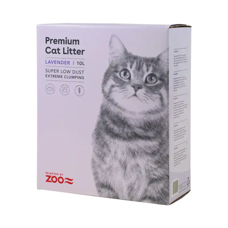 Selected by ZOO Premium Cat Litter Lavender 10 L Utförsäljning