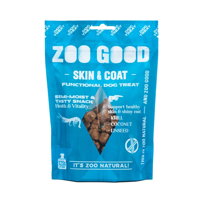 Begränsat antal ZOO GOOD Functional Dog Treats Skin & Coat 120 g