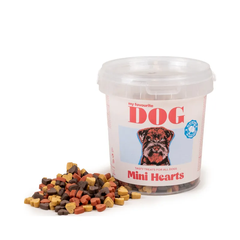 Sista chansen My favourite DOG Mini Hearts 500 g