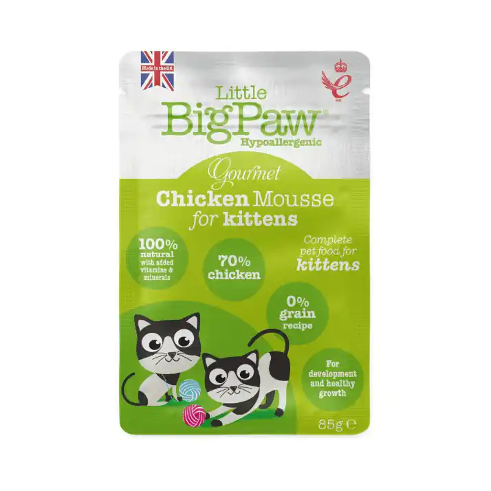 Little BigPaw Gourmet Kyllingemousse Til Killinger 85 g Trygg betalning